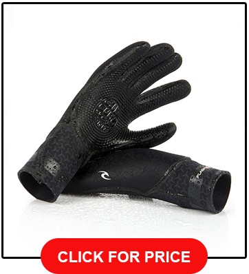 Rip Curl Flash Bomb 5_3 or 3_2 5 Finger Glove Wetsuit