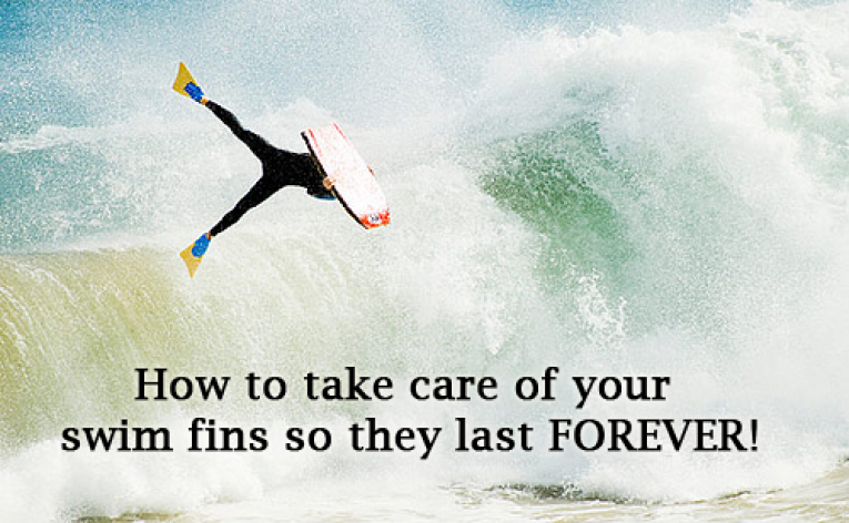How to take care of your swim fins so they last FOREVER!