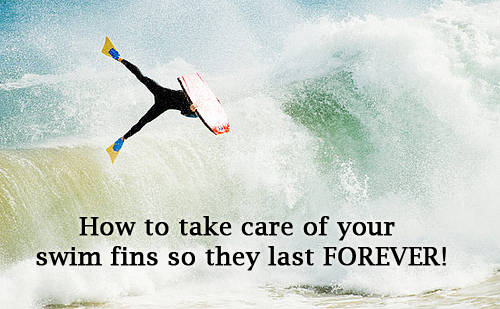 How to take care of your swim fins so they last FOREVER!