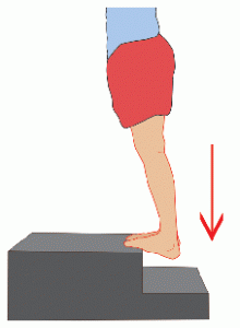 stetch your calf to prevent bodyboard fins cramps