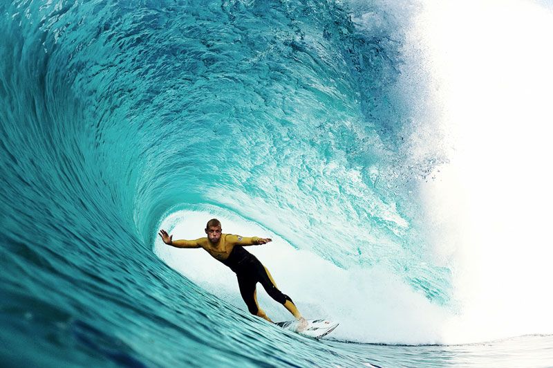 mick fanning tube barrel surfing picture