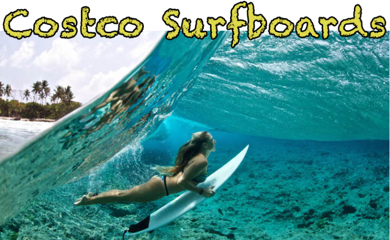 Surfboards at Costco