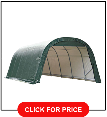 ShelterLogic 12x28x8ft Peak Frame Garage Shelter