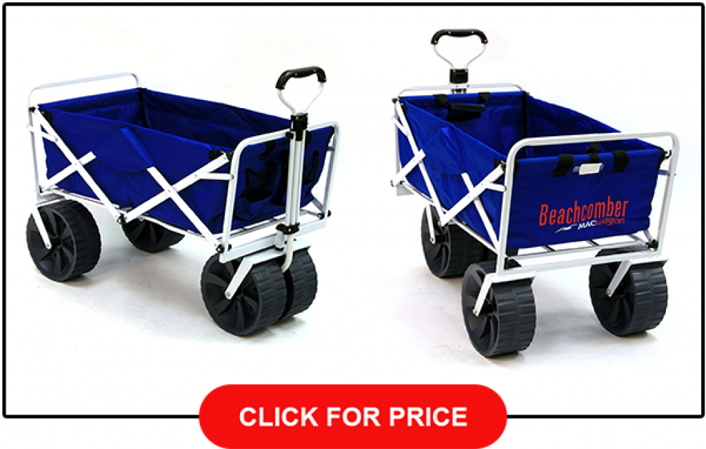 Costco Beach Cart Reviews See The 5 Best 2021   Mac Sports Heavy Duty Collapsable Folding All Terrain Beach Cart Reviewed 1024x652 