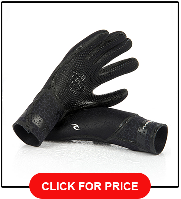 Rip Curl Flash Bomb 5_3 or 3_2 5 Finger Glove Wetsuit