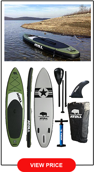 Atoll 11'0" Foot Inflatable iSUP Package