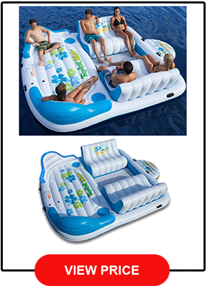 Tropical Tahiti Inflatable Floating Island - 6 Person