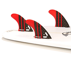 thruster surfboard