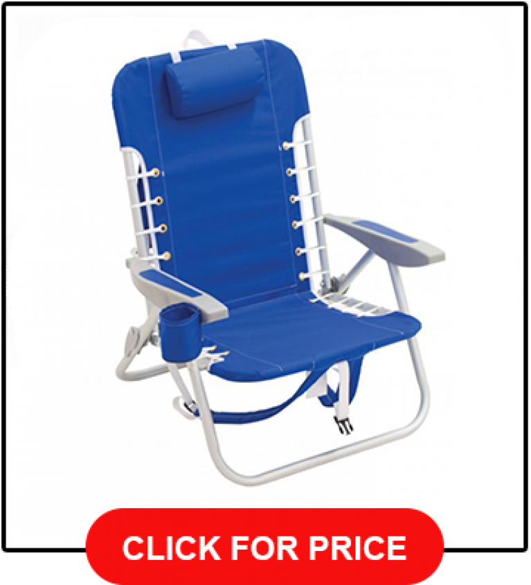 Costco Beach Chair Reviews See The List Of The 5 Best 2021   Rio Brands Lace Up Aluminum Backpack Chair Review 767x844 