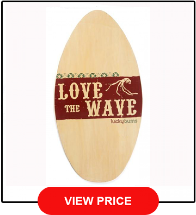 wood skim board