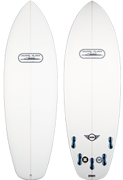 example of a hybrid surfboard