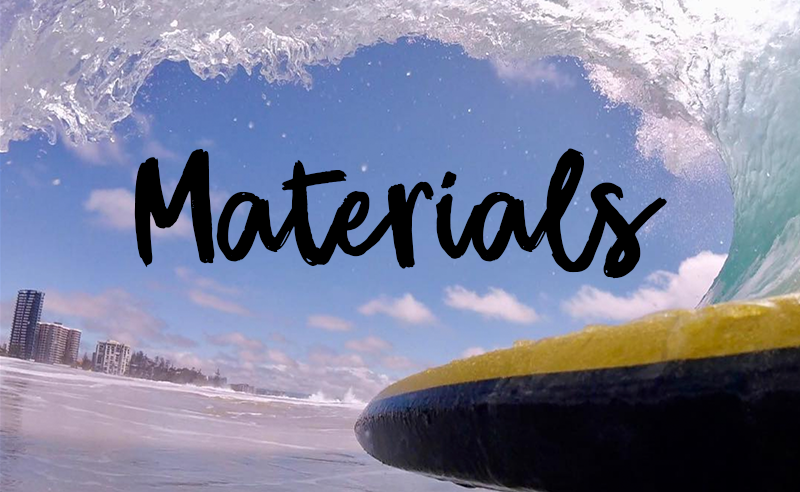 What are bodyboards made out of