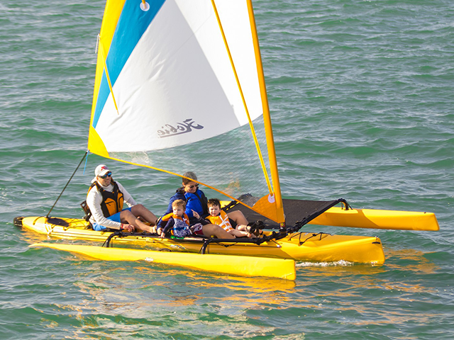 Hobie Mirage used as Yacht