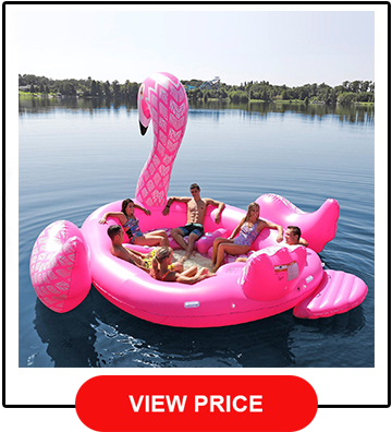 Giant Flamingo Island Float