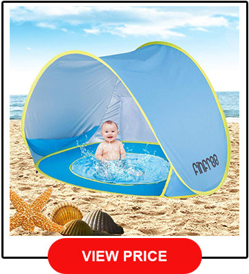 Finfree Baby Beach Tent With Pool
