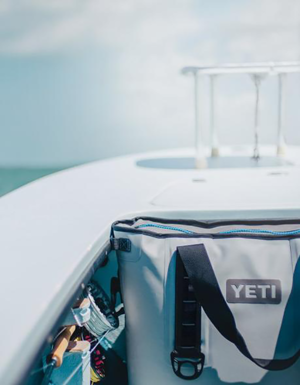 Hopper cooler on a yacht