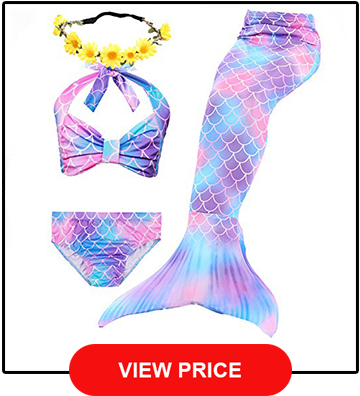 Camlimbo 4-Piece Mermaid Tail Set