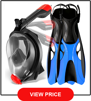 Cozia Design Foldable Full-Face Mask Snorkel Set