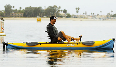 Pedal powered kayak